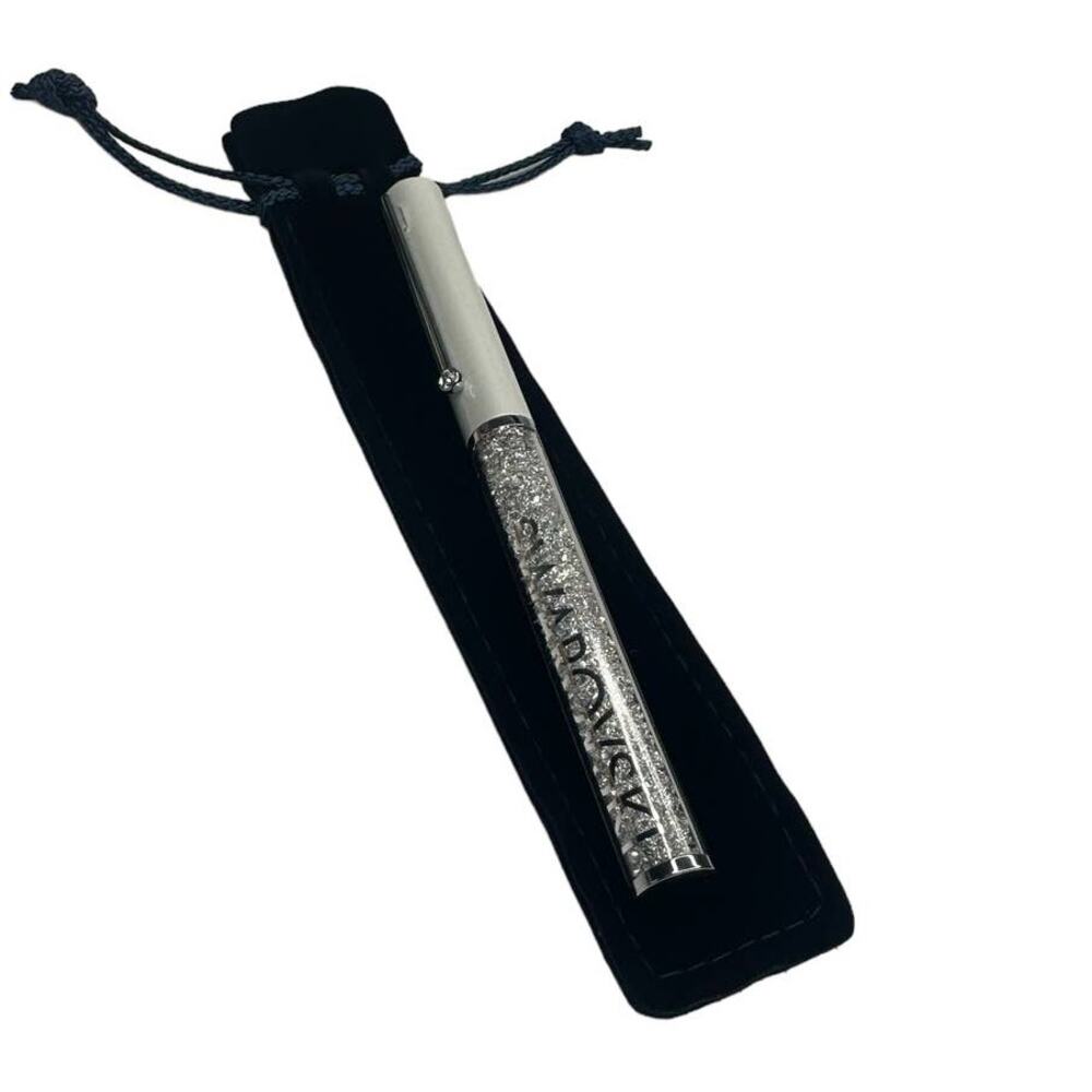 Swarovski Crystalline Gloss ballpoint pen White, White lacquered, Chrome plated